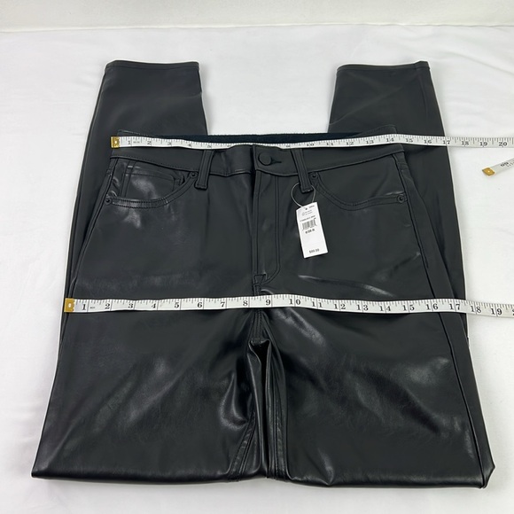 Gap Denim New Women’s 6/28R High Rise Universal Legging Faux Leather Skinny Leg - Picture 8 of 10